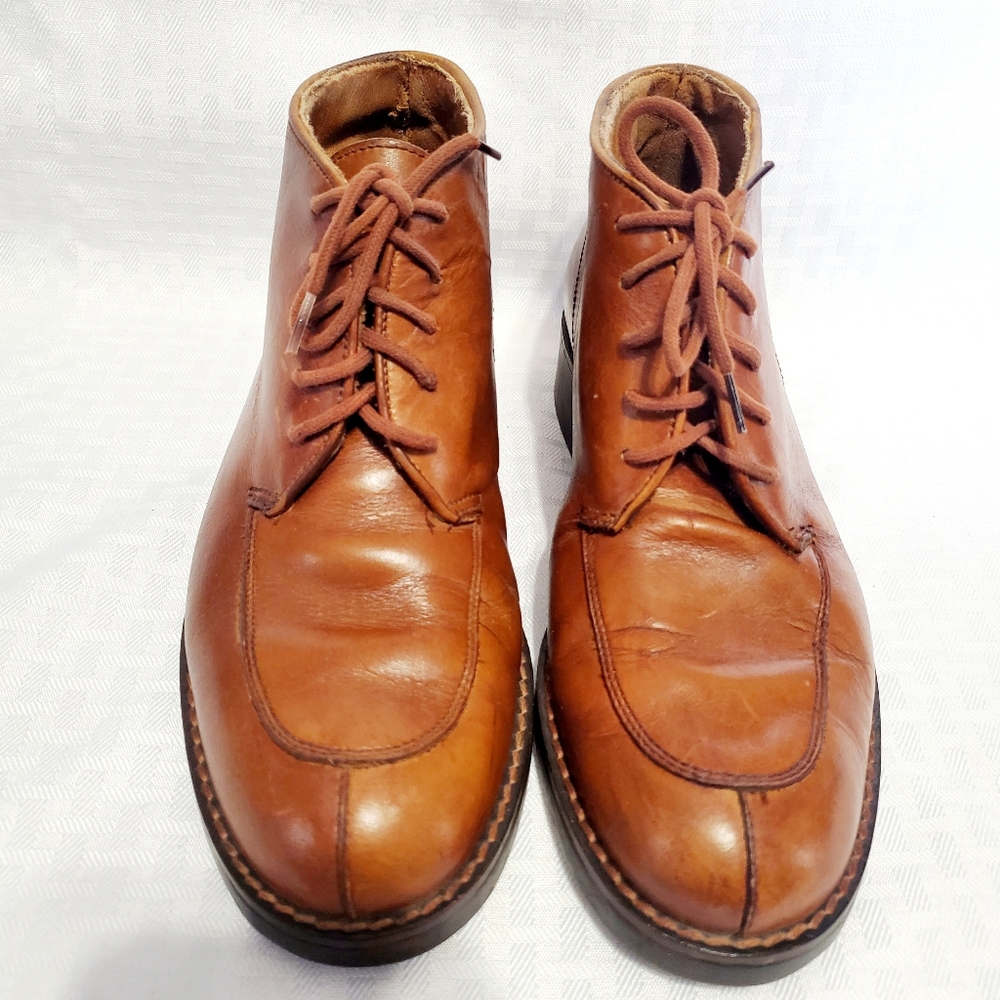 Vintage Timberland  Women's  Brown Leather Ankle Boots Size 6.5 M